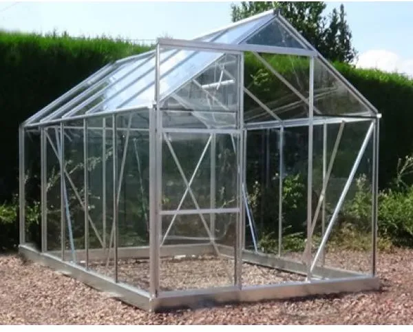 Sølvglassdrivhus 191x313x191cm