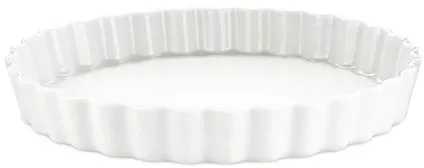 Pillivuyt Terteform nr. 8 Dia 25 x 3.7 cm Hvit